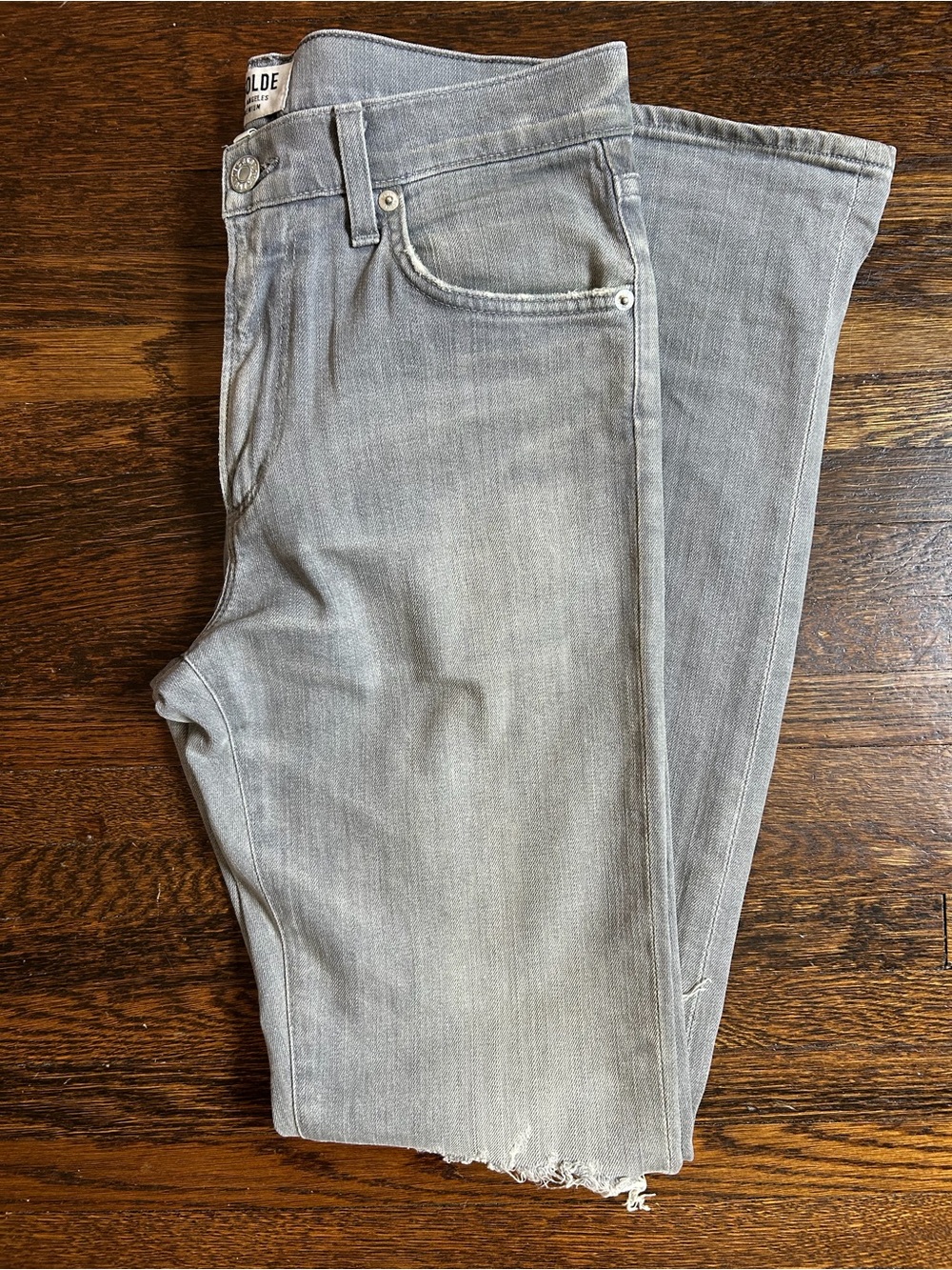 Agolde Men’s Light Gray Slim Jeans